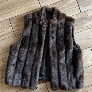Preston & York faux fur vest